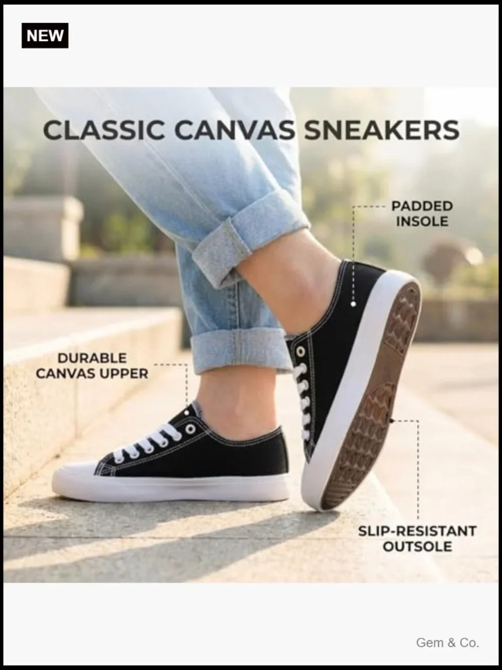 Canvas Sneakers Low Top Women's Lace Up Flat Casual Comfort Shoe